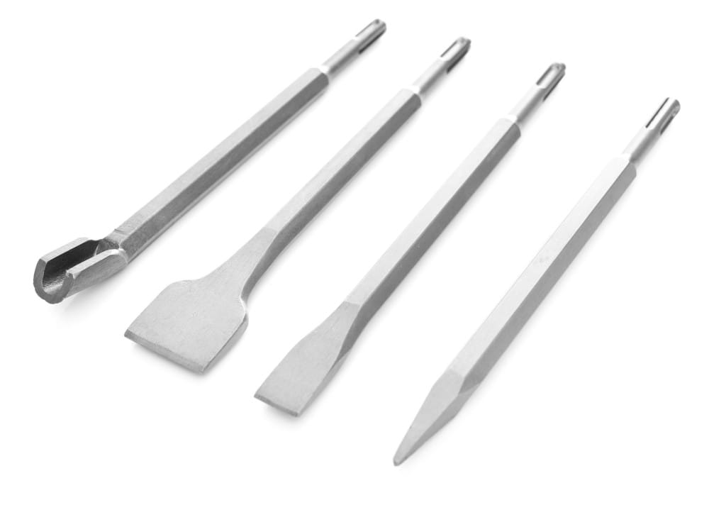 Juego de cinceles para hormigón SDS de 4 piezas