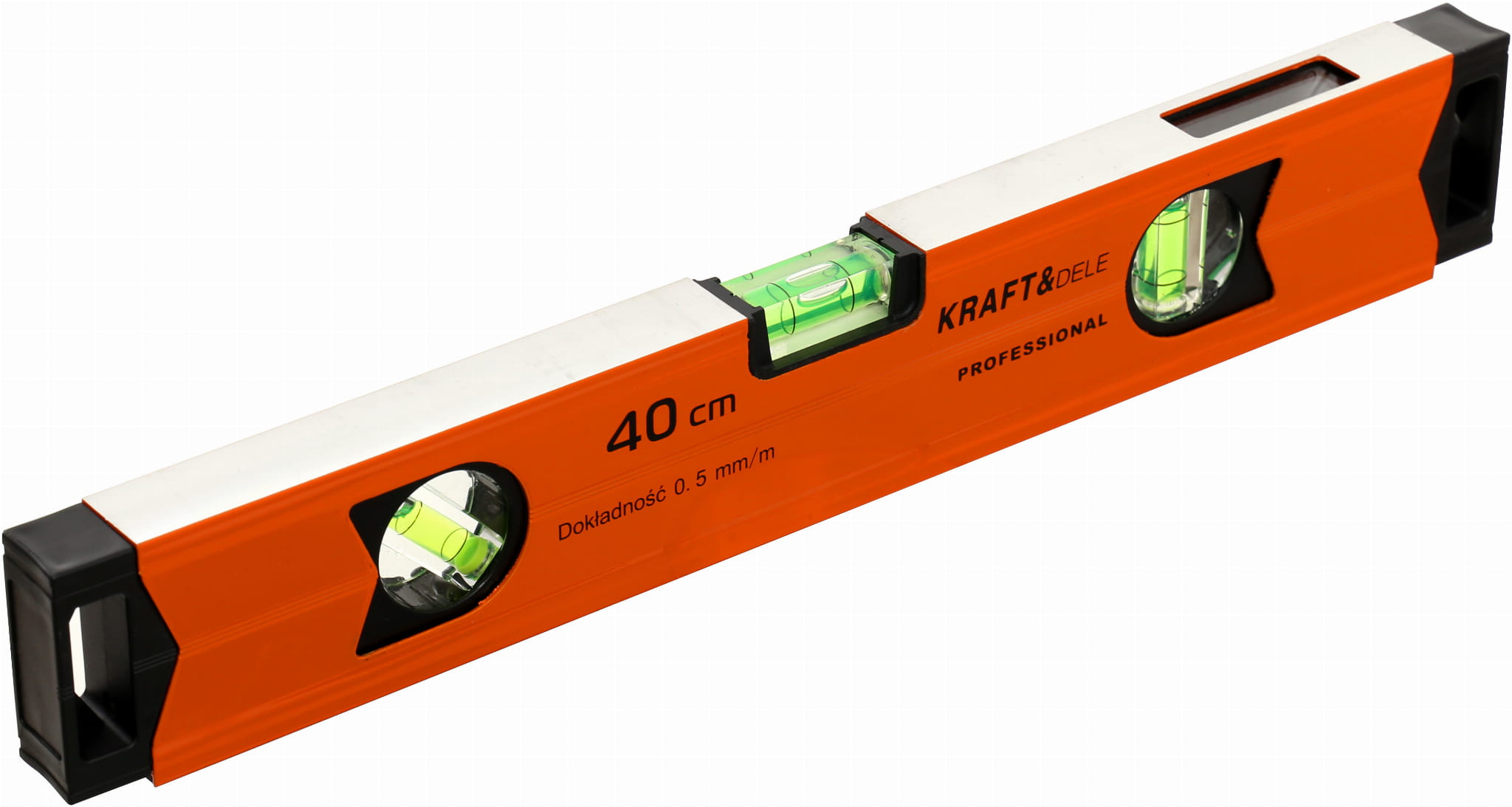 Nivel de burbuja de aluminio de 40 cm de precisión | Kraft&Dele