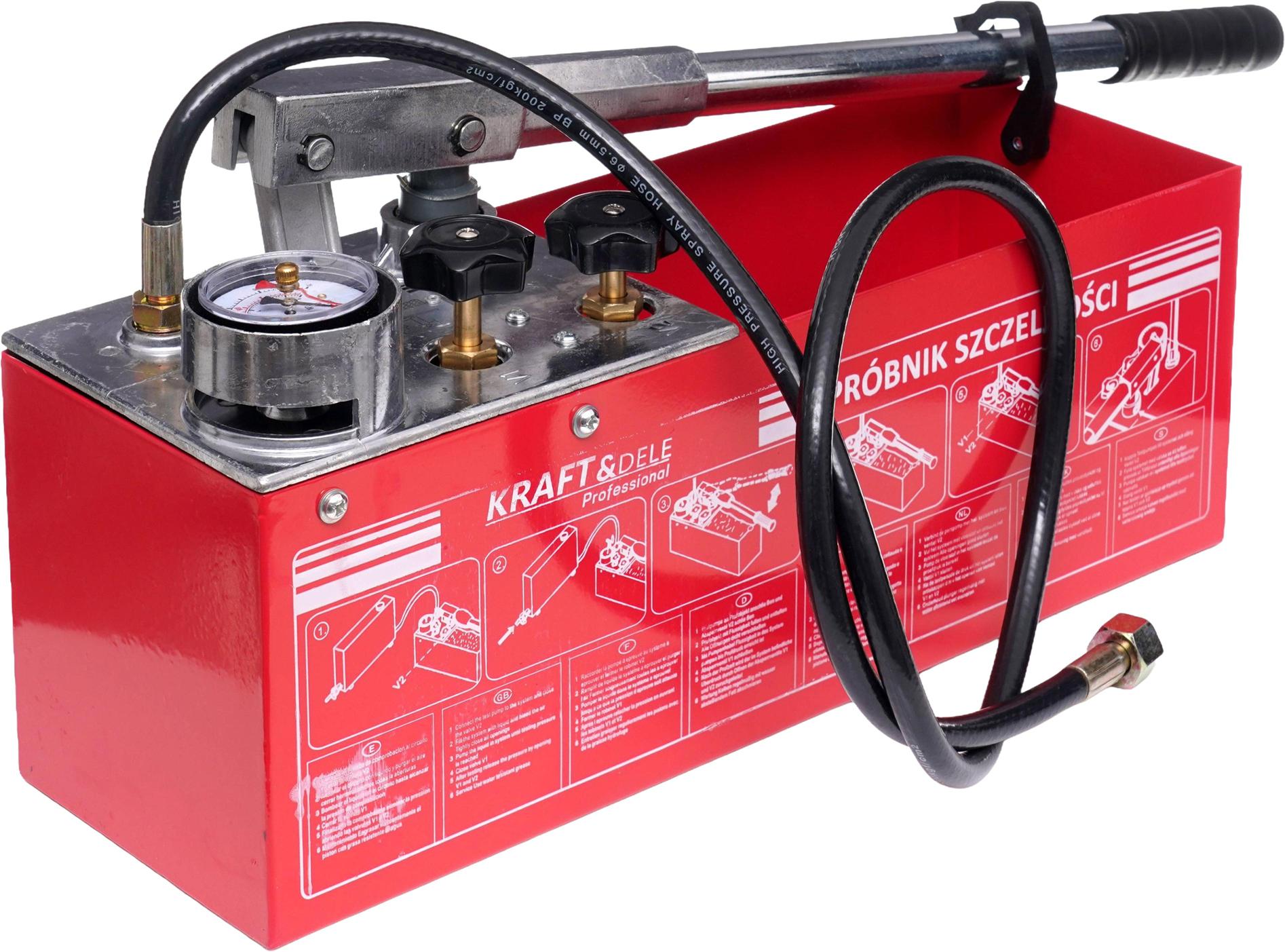 Pompa di prova 0-50kg compatta | Kraft&Dele