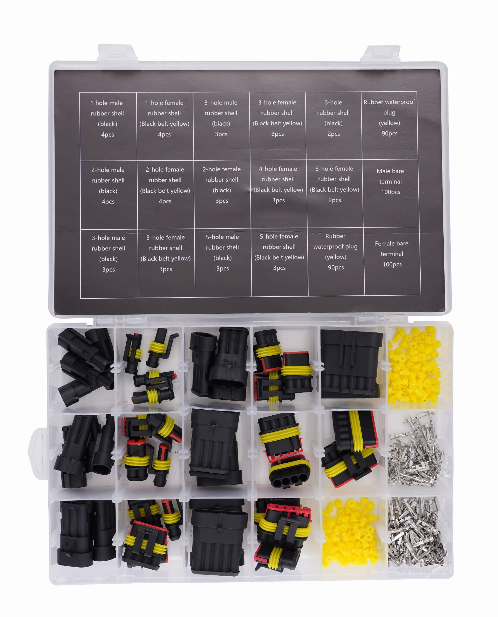 Connettori ermetici 424 pezzi. 6 misure | Kraft&Dele