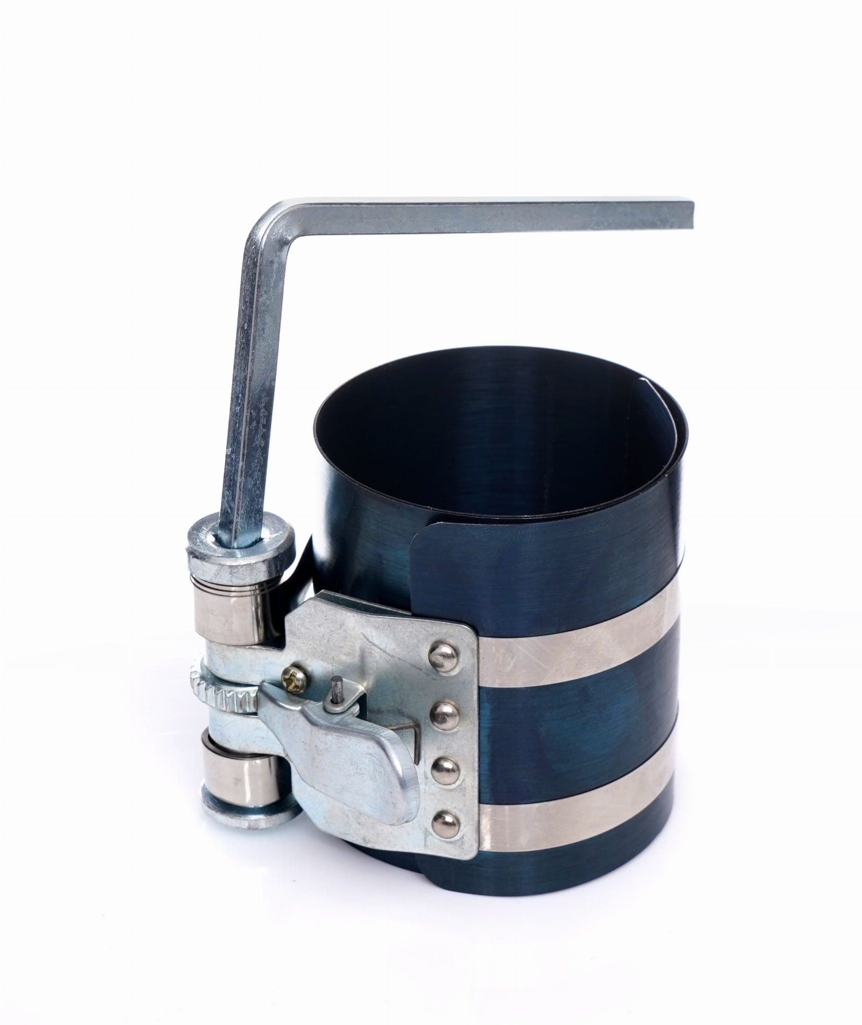 Morsetto per fasce elastiche del pistone 90-175mm con bloccaggio automatico