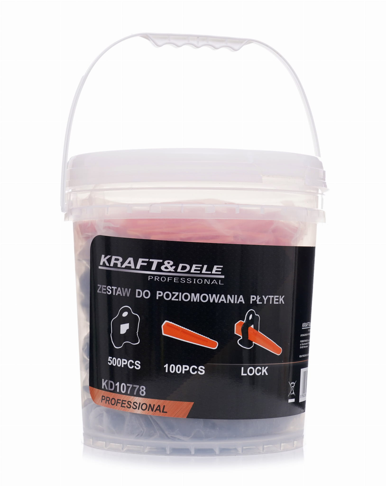 Kit de nivellement de carrelage réutilisable de 600 pièces | Kraft&Dele