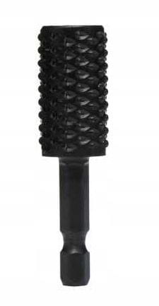 Gratte-bois cylindrique en acier