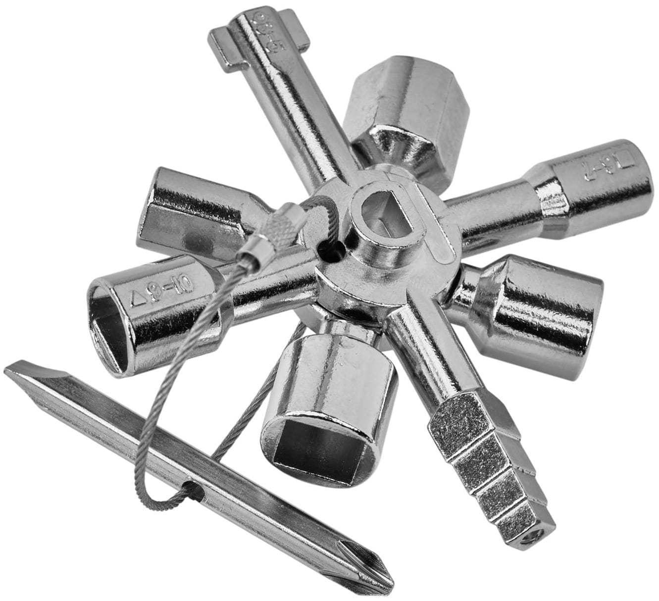 Chiave universale compatta 10 in 1 | Kraft&Dele