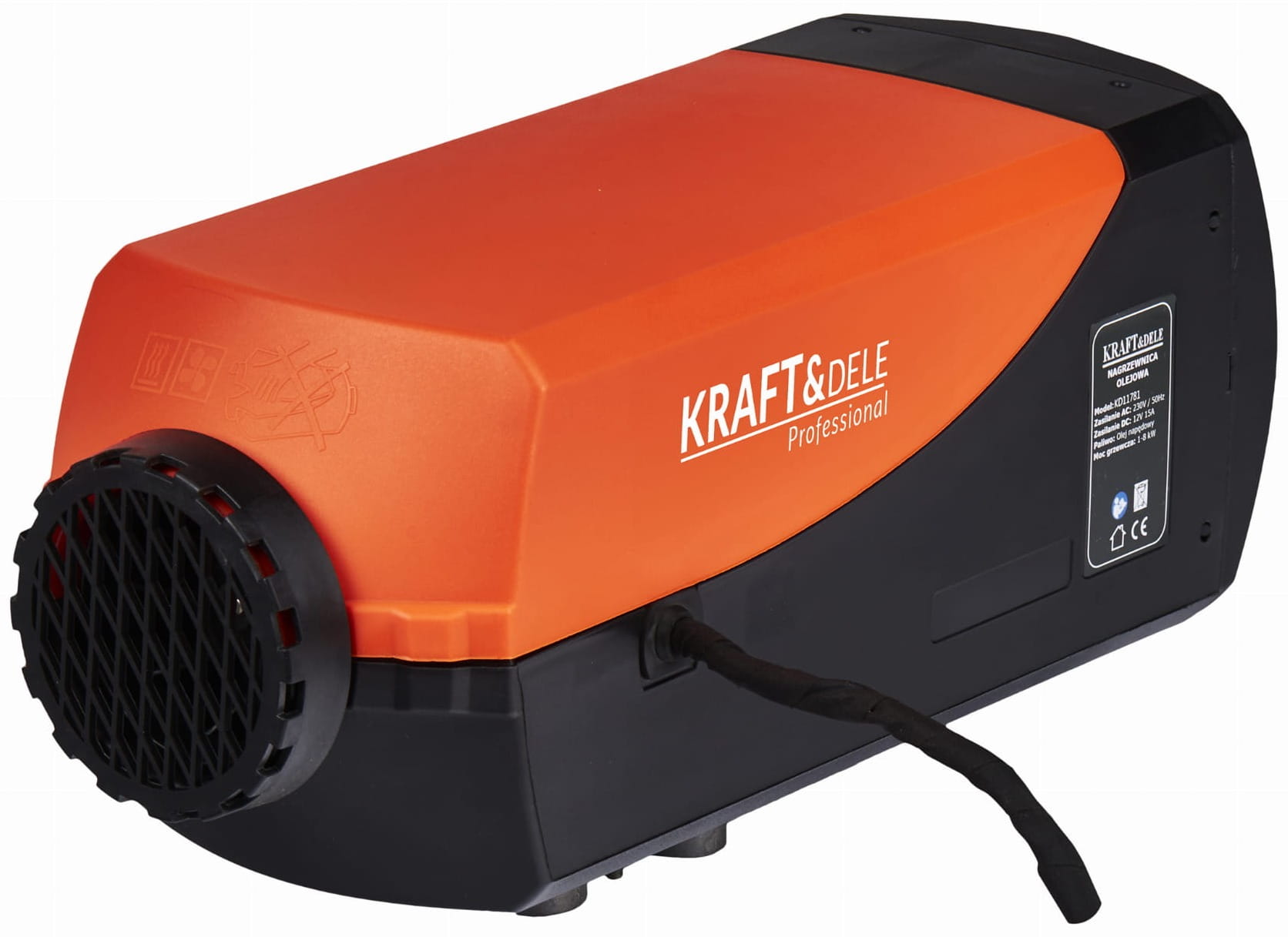 Riscaldatore a olio da 8kW 12V con display