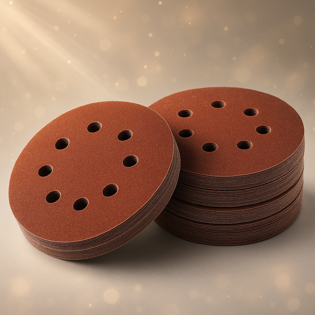 Disco de papel de lija de 125 mm P40 con velcro | Kraft&Dele