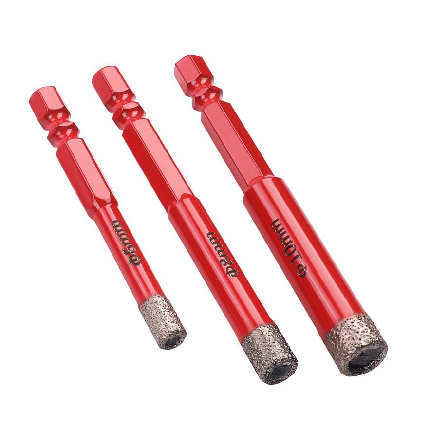 Set di 3 punte diamantate HEX | Kraft&Dele