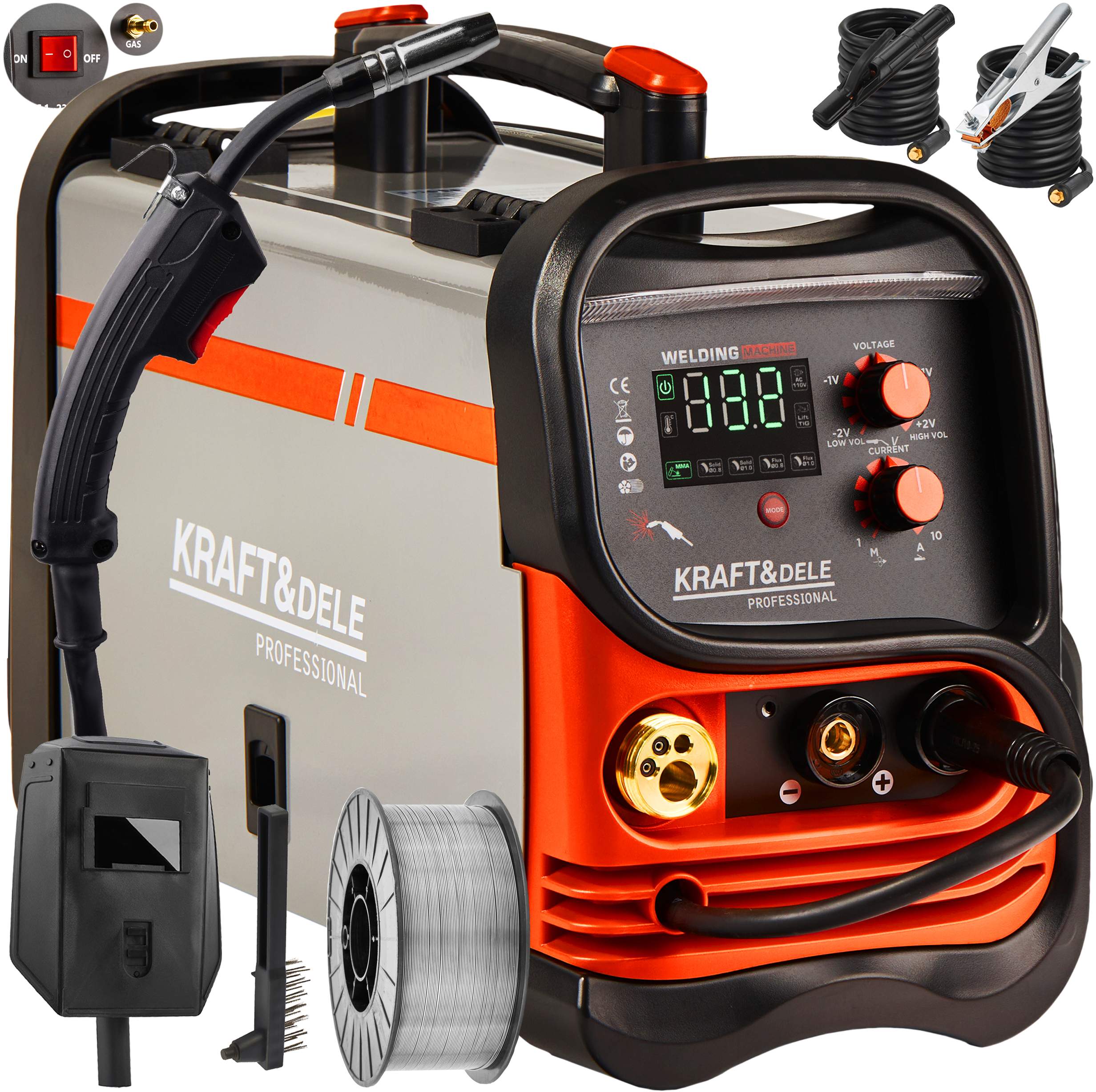 Saldatrice multifunzione IGBT MIG/MMA/TIG | Kraft&Dele