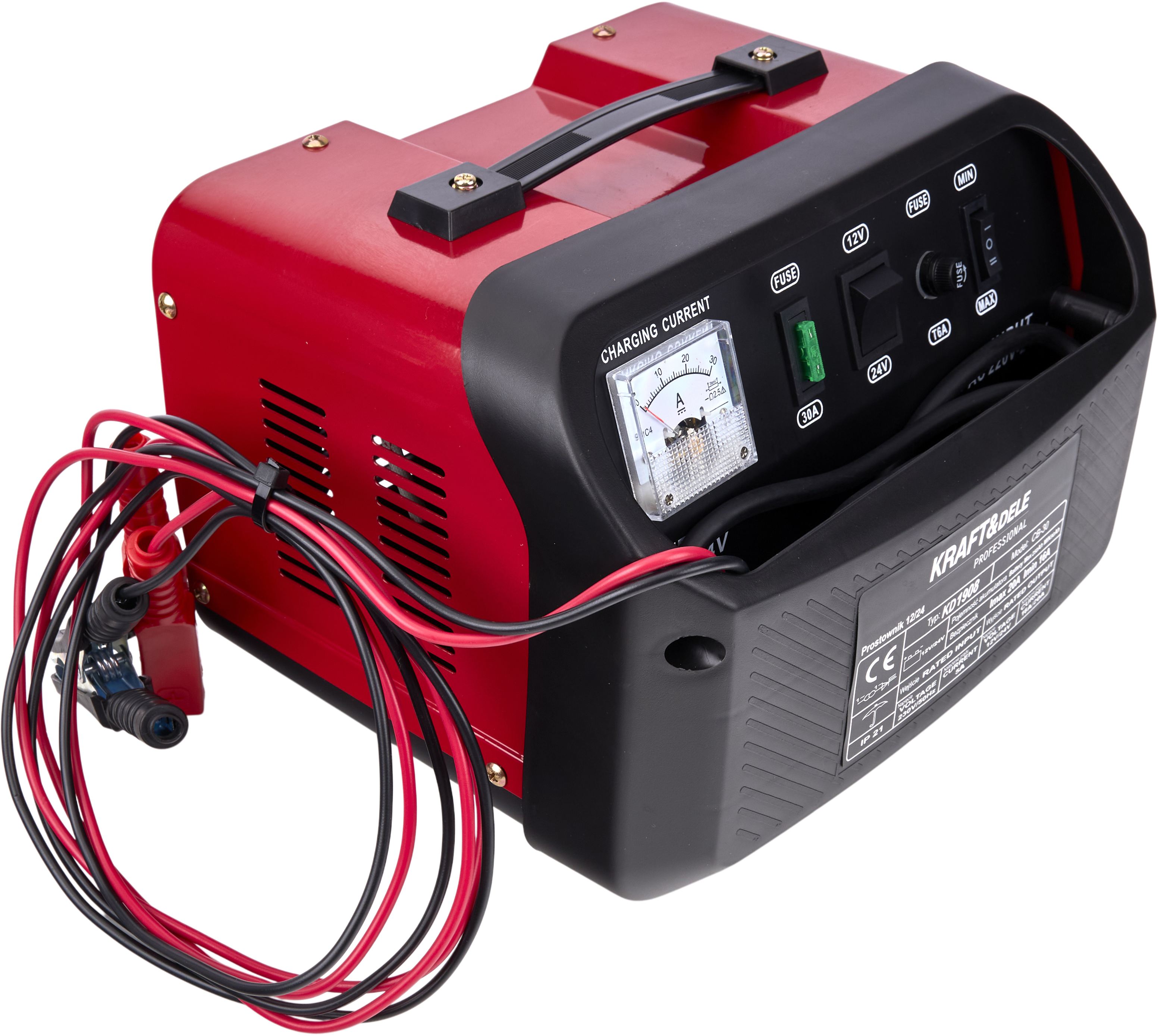 Caricabatterie per auto 12/24V 30A | Kraft&Dele