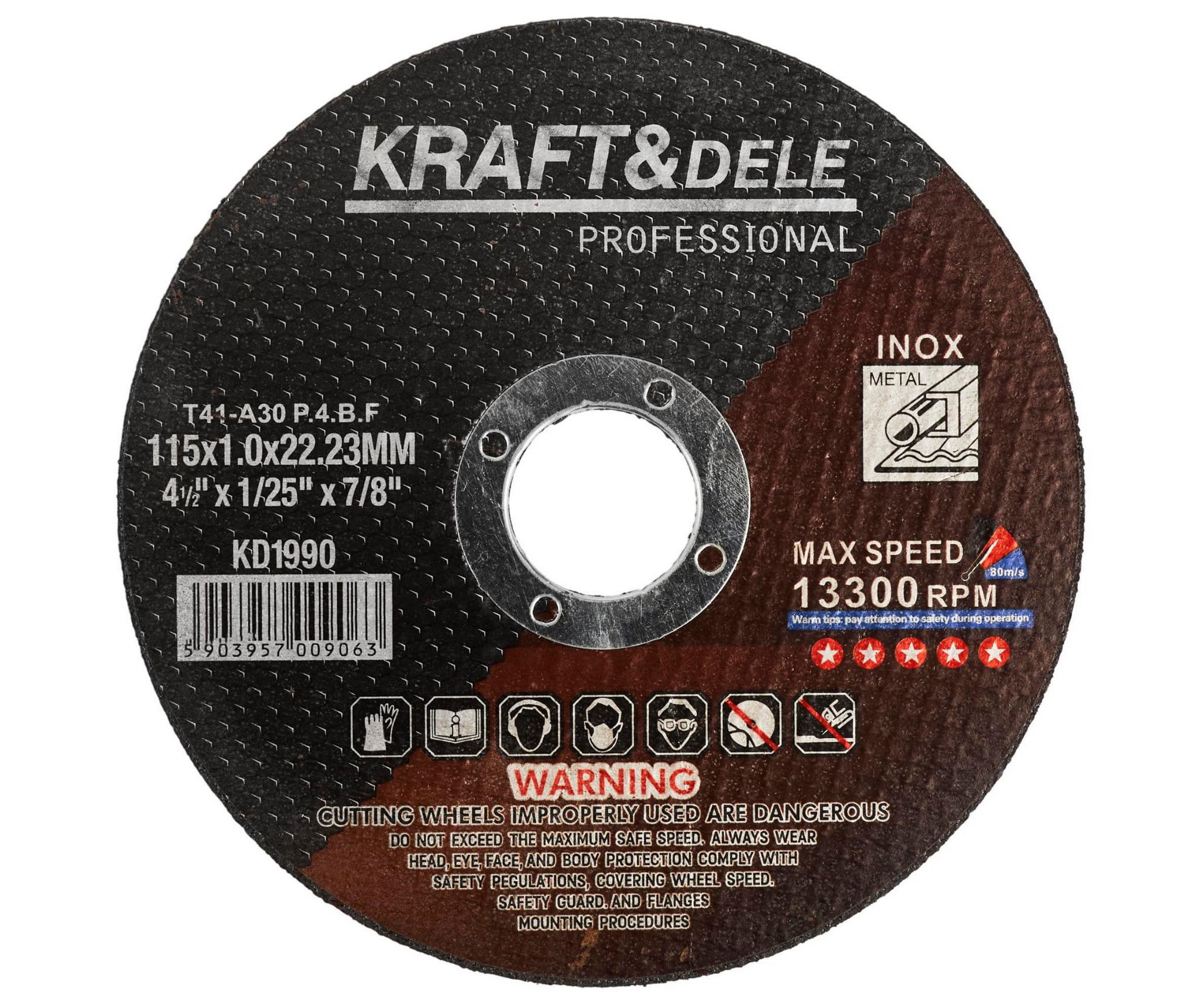 Disco de metal 115x1.0 mm reforzado