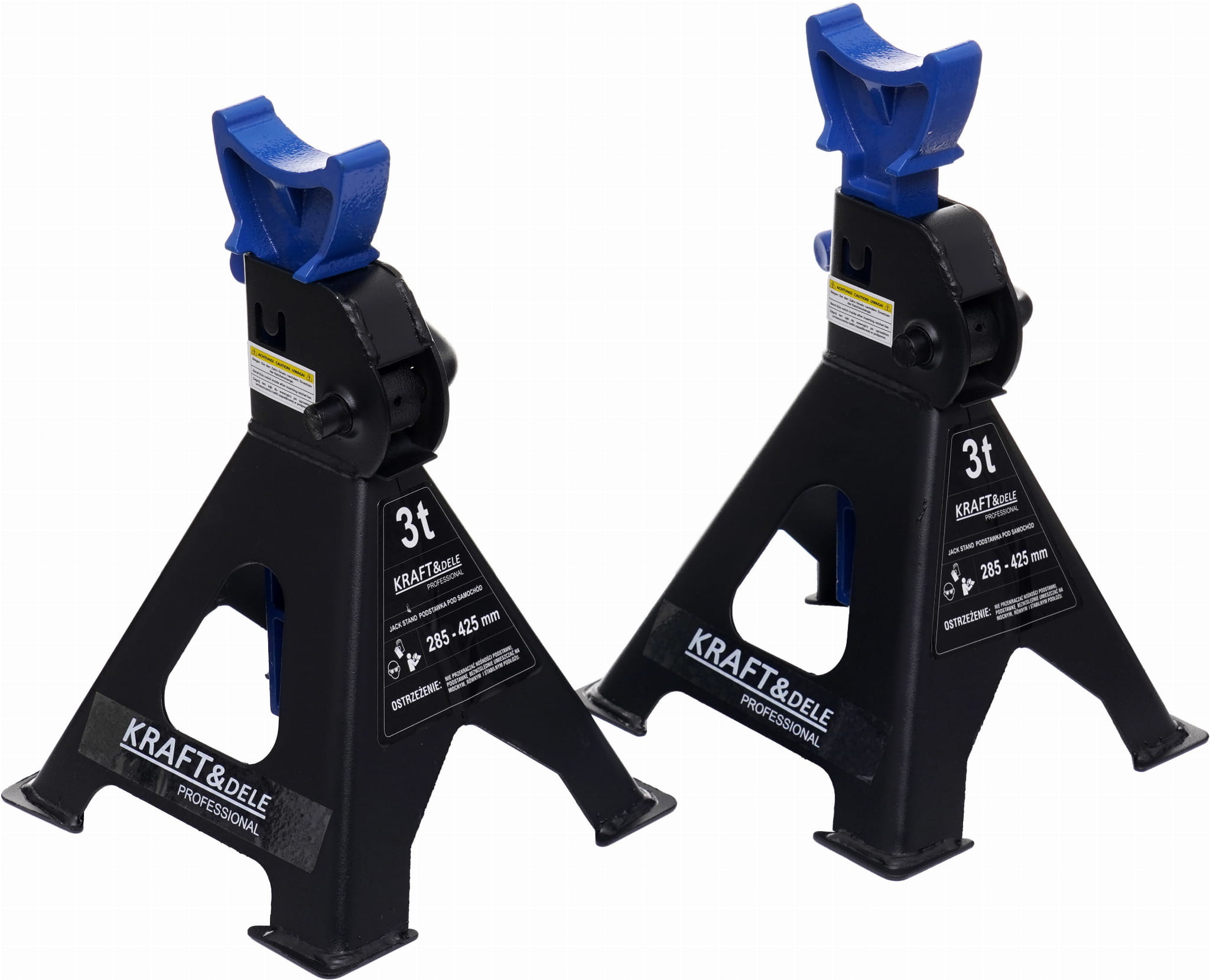 Cavalletti di sollevamento regolabili per auto da 3 tonnellate | Kraft&Dele