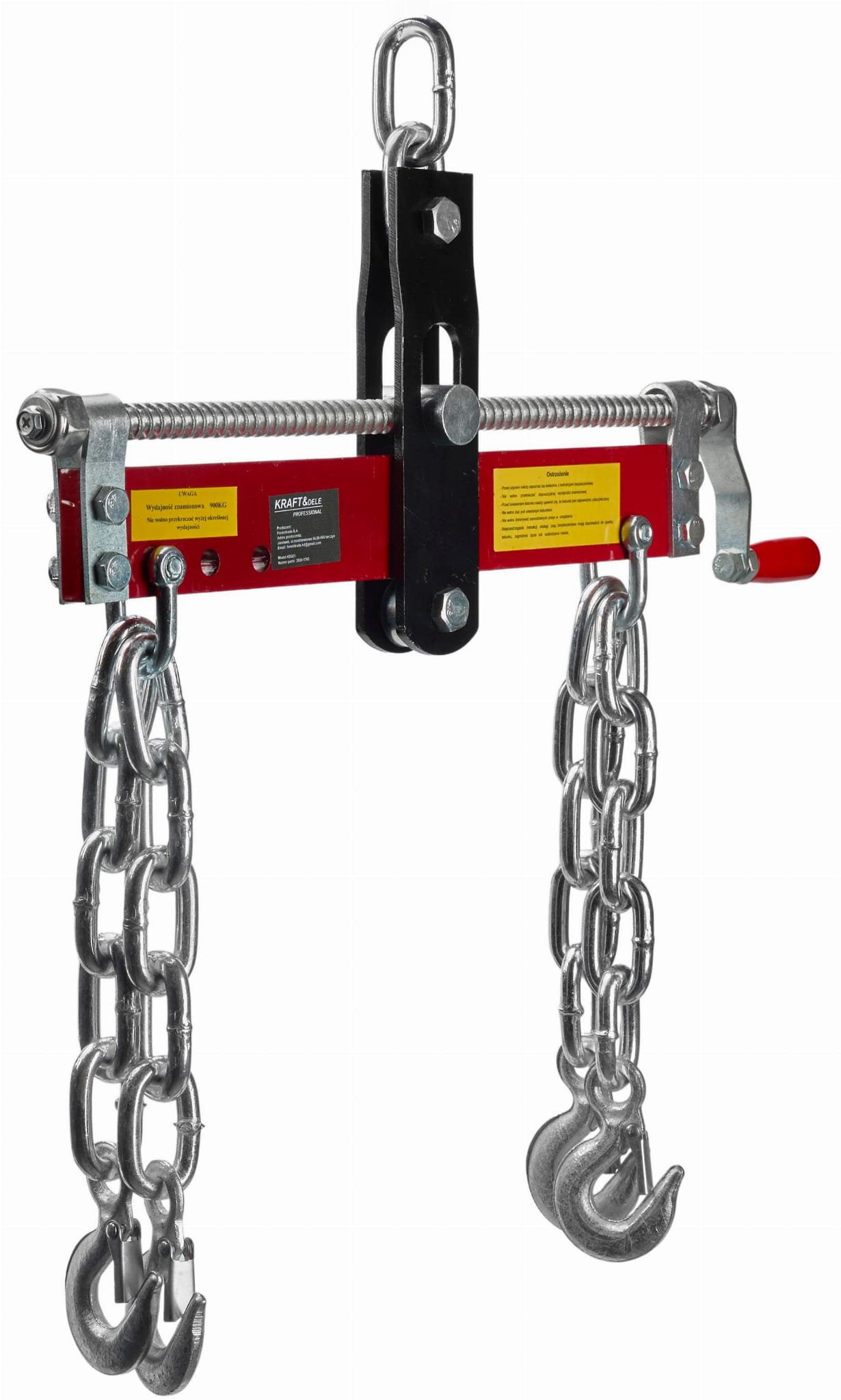 Bloc de grue solide de 900 kg | Kraft&Dele