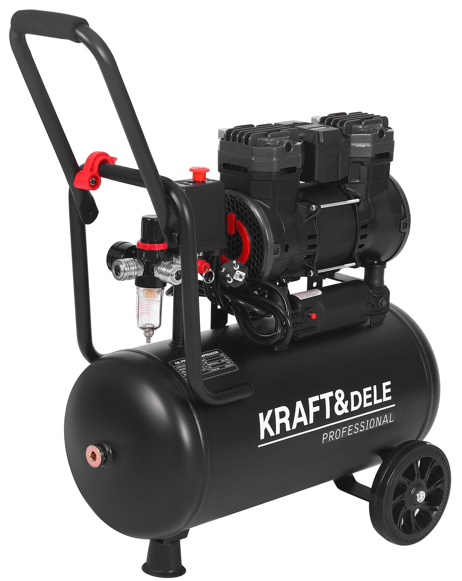 Ölfreier Kompressor 24L 1450W | Kraft&Dele