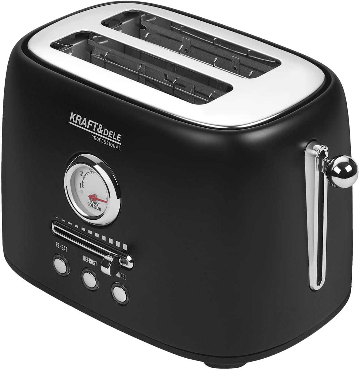 Tostadora eléctrica de 1000 W con características especiales | Kraft&Dele
