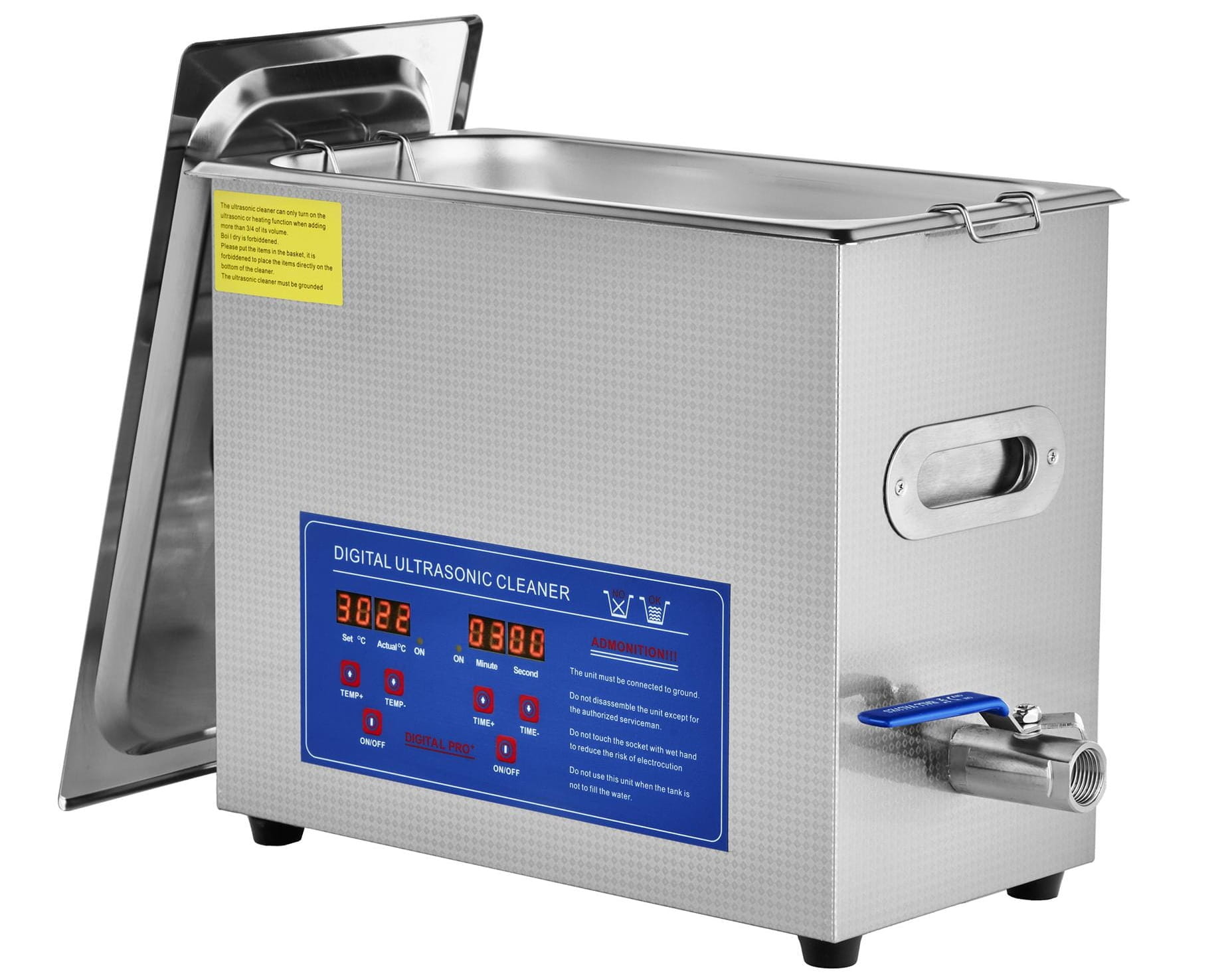 Nettoyeur ultrasonique professionnel 6,5 L