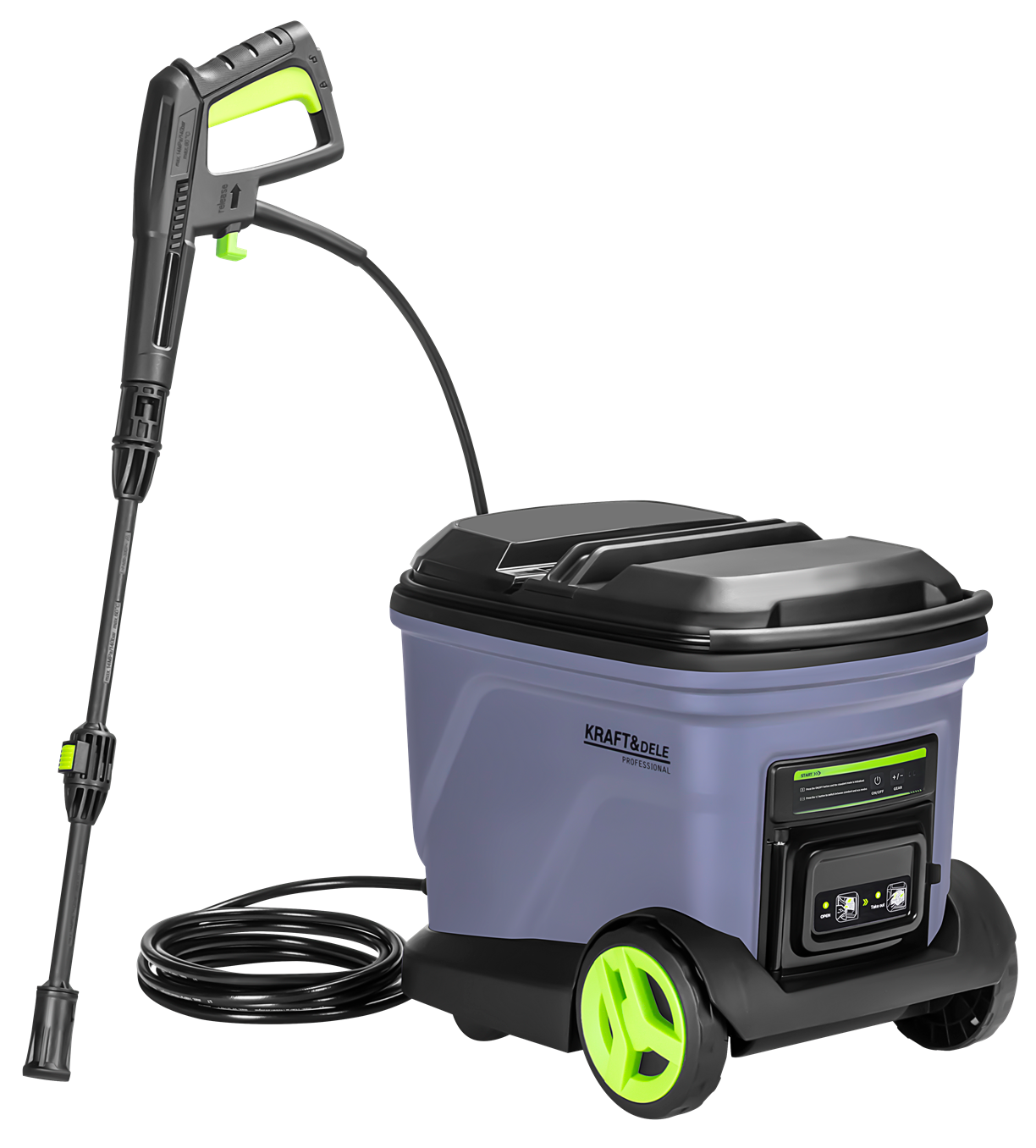 700W Akku-Hochdruckreiniger mit 20L Tank