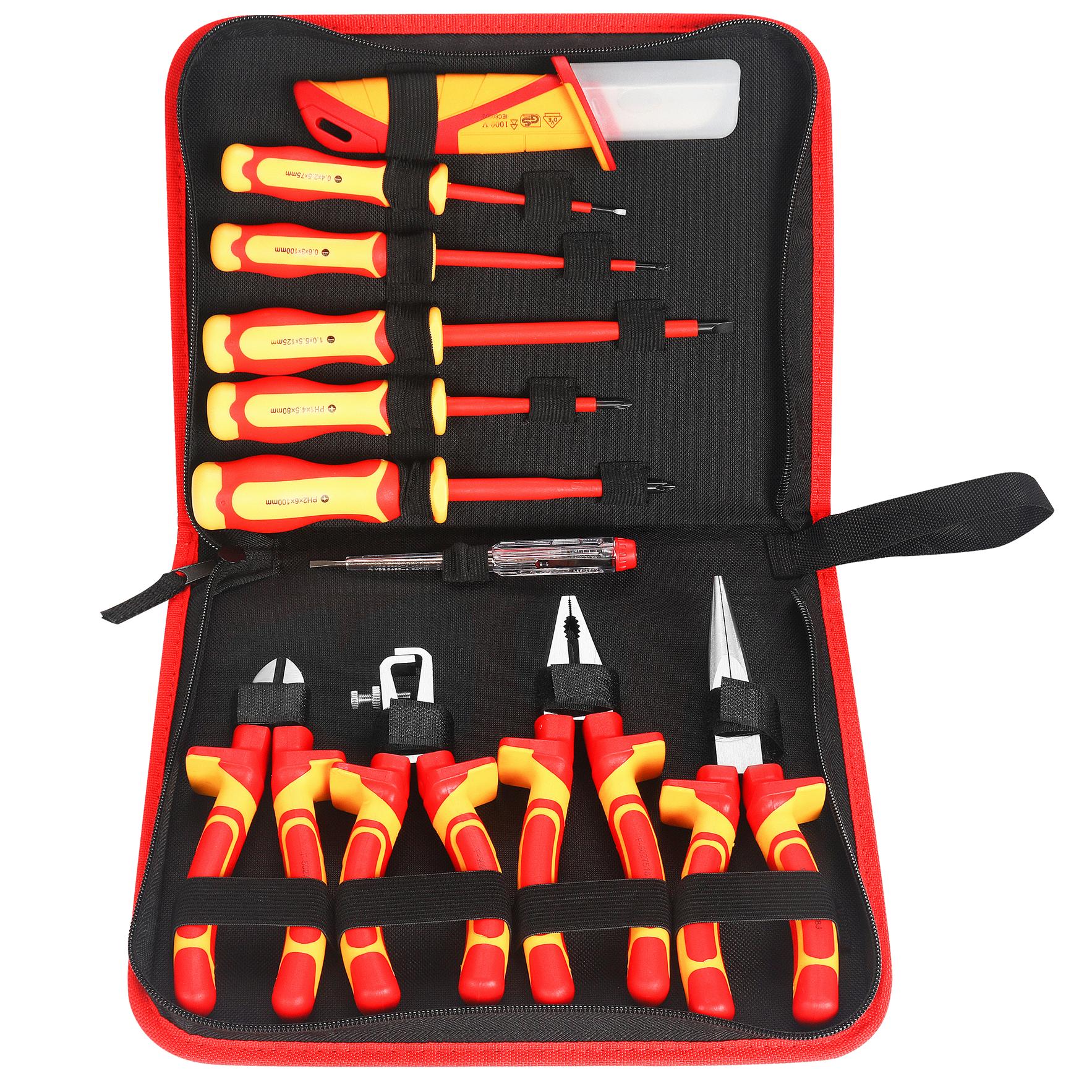 Ensemble d'outils isolés 11 pièces jusqu'à 1000 V