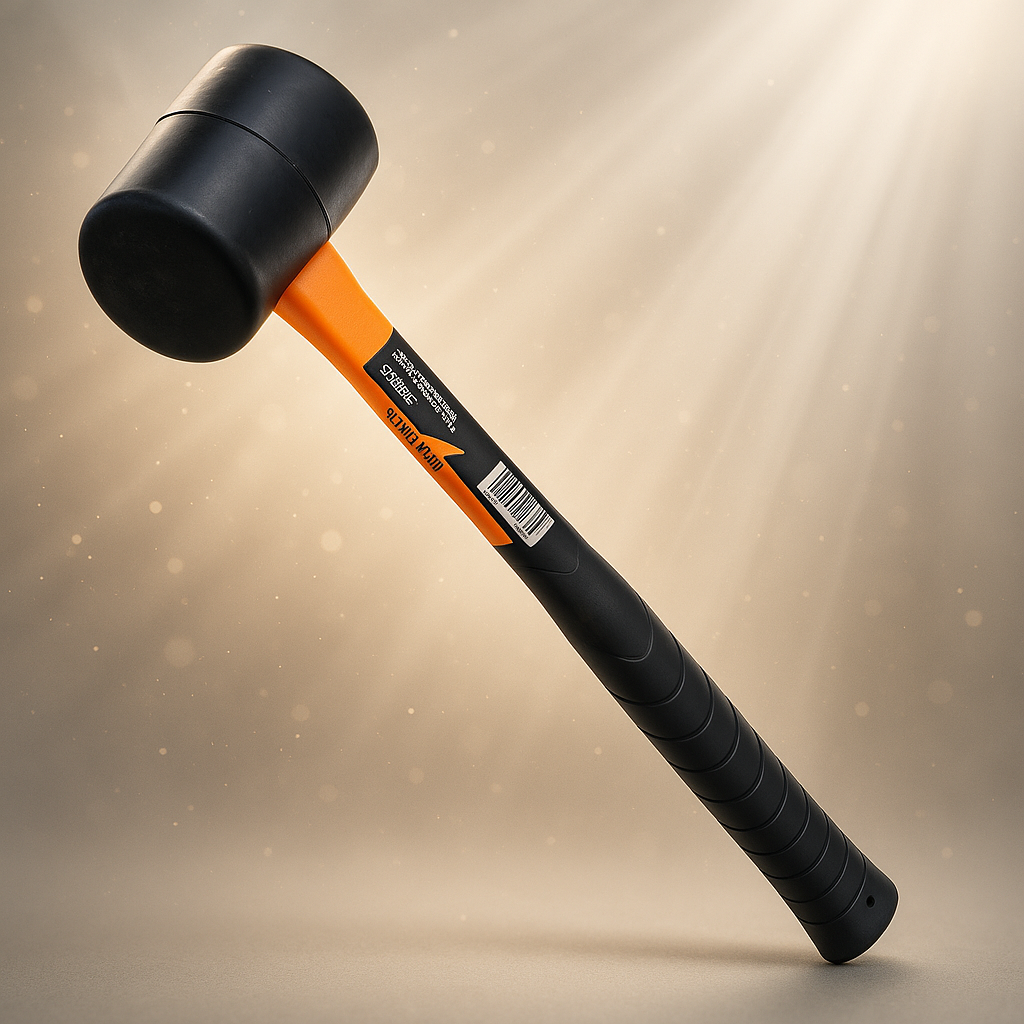 Ergonomischer Fiberglas-Gummihammer | Kraft&Dele