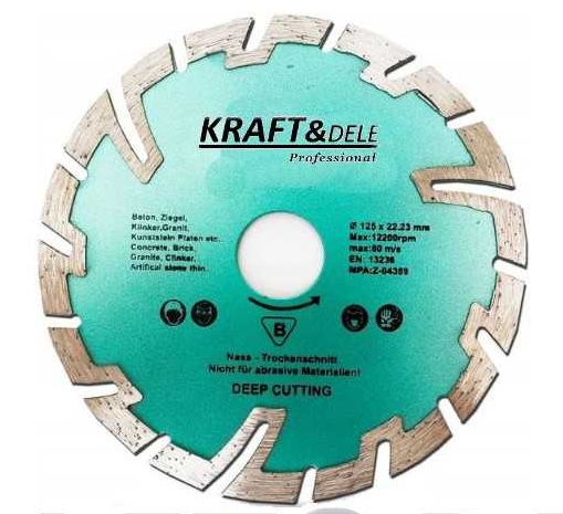 Disco diamantato segmentato 125x22,2mm