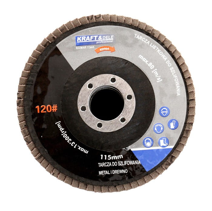 Disco lamellare universale P100 da 115 mm